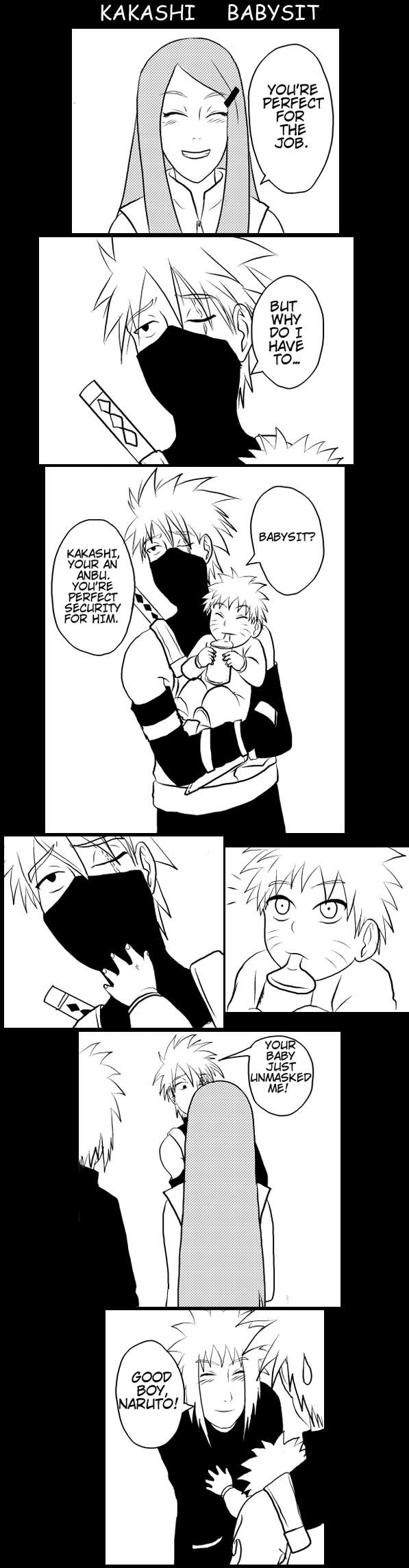 What if Kakashi was babysitting Naruto